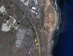 El Cabildo habilita un cuarto carril en la GC-1 a la altura de La Pardilla para mejorar la circulacin