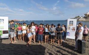 Alumnado de 4 de ESO de Mogn se moja contra el humo
