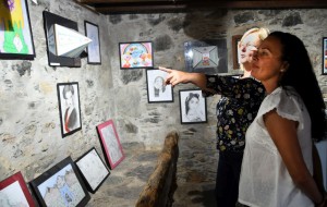El IES Tmara exponen sus Tcnicas Artsticas en Casa Saturninita
