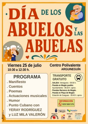 Mogn celebrar el Da de los Abuelos  y Abuelas el 25 de julio