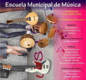Abierta la preinscripcin de la Escuela de Msica de Maspalomas