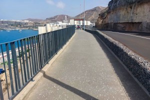  Mogn adjudica la renovacin de la barandilla y muro del paseo peatonal entre Arguinegun y Patalavaca