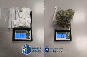 La Polica Local de Mogn localiza y arresta a un vendedor de droga huido