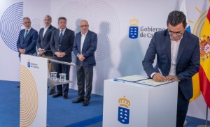 Gobierno, Estado y Cabildo sellan el acuerdo para el tren de Gran Canaria