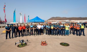 Tres drones refuerzan la seguridad del puerto de Las Palmas