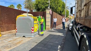 San Fernando de Maspalomas estrena contenedores de envases y pl�sticos