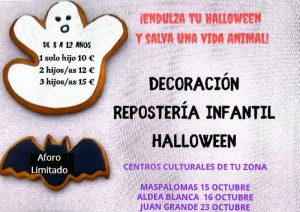 SBT promueve la tenencia responsable de mascotas con un taller infantil de dulces de Halloween 