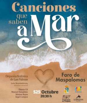 La Orquesta Sinfnica de Las Palmas lleva sus Canciones que saben a Mar al Faro de Maspalomas 