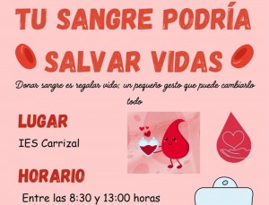 El IES Carrizal impulsa una actividad solidaria de donacin de sangre