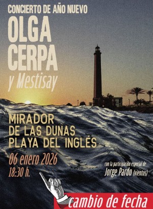 El concierto de A�o Nuevo de Olga Cerpa y Mestisay se traslada al 6 de enero ante la prealerta por lluvias