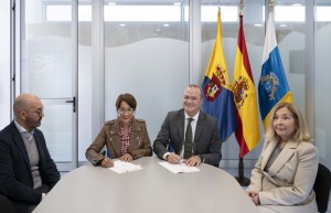 Mog�n firma una adenda que ampl�a la financiaci�n para construir 23 viviendas de VPO en Arguinegu�n