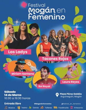 Nace el Festival Mog�n en Femenino, el 14 de marzo ser� la gran cita cultural del 8M
