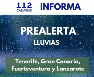Canarias declara la prealerta por lluvias en Tenerife, Gran Canaria, Fuerteventura y Lanzarote