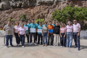 Trece j�venes de Mog�n finalizan el PFAE Buganvilla de jardiner�a