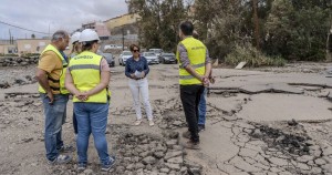 Mog�n habilitar� un acceso provisional al Campo de Futbol de Arguinegu�n tras los da�os de la borrasca Therese