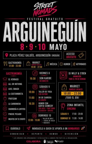 Arguinegu�n acoge el festival gratuito Street Nomads del 8 al 10 de mayo