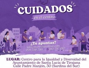 Santa Luc�a organiza un taller para personas cuidadoras desde el Centro de Igualdad 