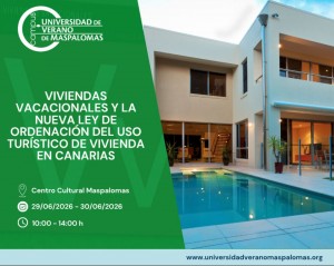 El uso tur�stico de Viviendas en Canarias a debate en la Universidad de Verano de Maspalomas