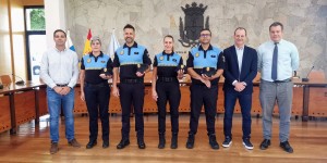 Ag�imes incorpora tres nuevos oficiales y prev� ampliar su Polic�a Local hasta 33 efectivos 