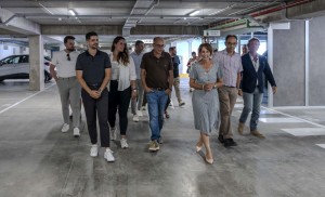 Mog�n inaugura el nuevo edificio de aparcamientos del casco hist�rico