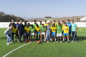 Mog�n acoge un partido por la integraci�n con el CD Arguinegu�n y la Fundaci�n Canaria UD Las Palmas