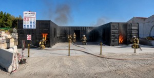 San Bartolom� de Tirajana incorpora un campo de pr�cticas contra incendios para sus bomberos