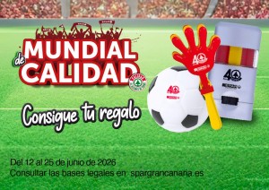 SPAR Gran Canaria premia a sus clientes con 5.500 regalos con motivo del Mundial 2026