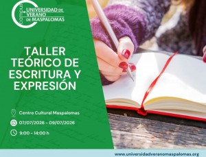 La Universidad de Verano de Maspalomas abre las inscripciones para el Taller de Escritura y Expresi�n