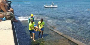 Efectivos de emergencias entrenan su coordinaci�n con un simulacro en Arinaga