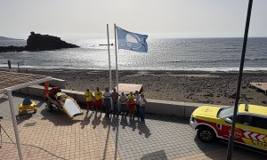 La Bandera Azul vuelve a ondear en El Burrero