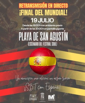 Vive la Final del Mundial Espa�a-Argentina en la Playa de San Agust�n 