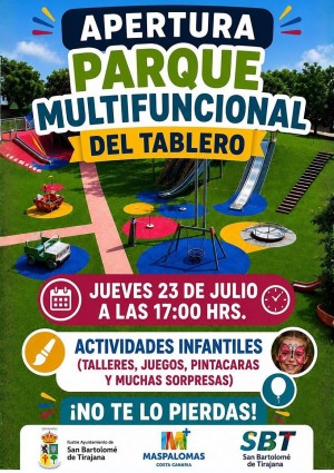 El Tablero reabre su Parque Multifuncional tras una inversi�n de 490.000 euros