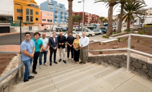 Carlos �lamo se compromete a cofinanciar el alumbrado de la Avenida Alcalde Antonio Rosas en G�ldar