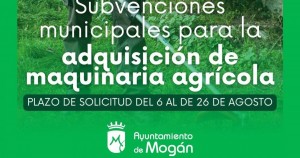 El Ayuntamiento de Mog�n convoca subvenciones para maquinaria agr�cola