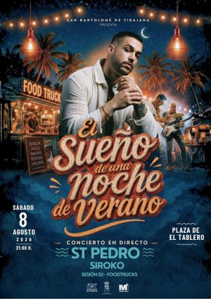 St. Pedro y Siroko amenizan este s�bado El sue�o de una noche de verano en El Tablero