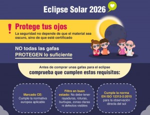 El SCS recuerda c�mo observar el eclipse de forma segura y proteger la salud