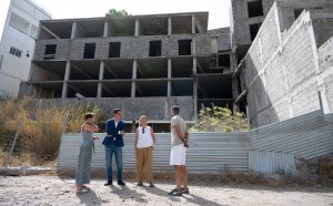 Mog�n y el Gobierno de Canarias avanzan en la transformaci�n de un edificio inacabado en 44 viviendas protegidas