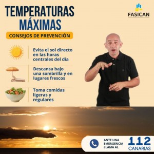 El 112 Canarias ampl�a sus contenidos de emergencias accesibles en lengua de signos