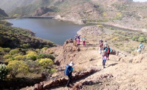 Mog�n reacondiciona tres senderos afectados por los temporales