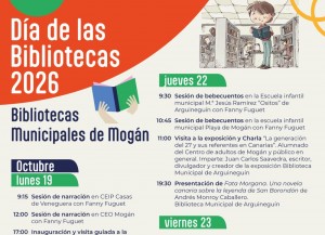 La Generaci�n del 27 protagoniza la programaci�n del D�a de las Bibliotecas en Mog�n