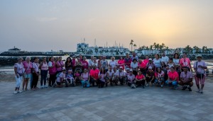Mog�n celebra la caminata solidaria contra el c�ncer de mama